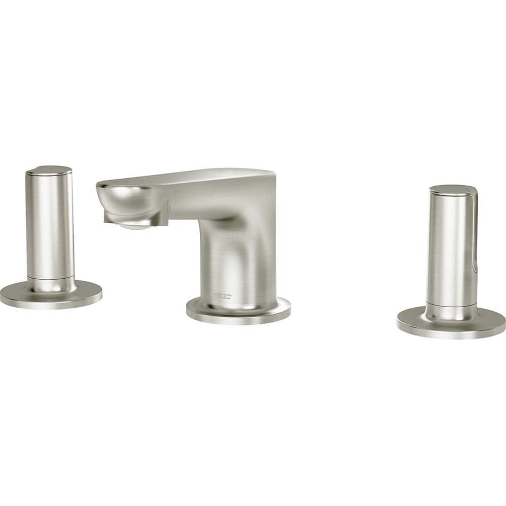 American Standard - Lavatory Faucets; Type: Deck Mount ; Spout Type: Low Arc ; Design: Two Handle ; Handle Type: Lever ; Mounting Centers: 8 (Inch); Drain Type: Pop-Up - Exact Tooling