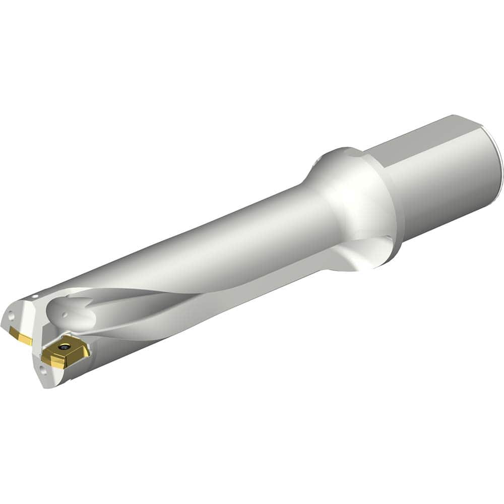 Sandvik Coromant - Indexable Insert Drills; Drill Style: DS20 ; Drill Diameter (mm): 46.00 ; Maximum Drill Depth (mm): 185.28 ; Shank Type: Straight ; Shank Diameter (mm): 50.0000 ; Cutting Direction: Right Hand - Exact Tooling