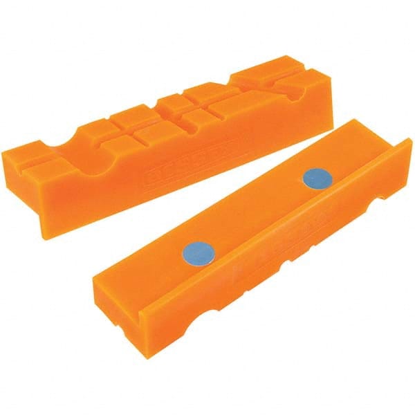 Bessey - Vise Jaws Jaw Shape: V-Groove Jaw Width (Inch): 5-1/2 - Exact Tooling