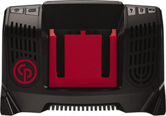 Chicago Pneumatic - 20 Volt, 1 Battery Lithium-Ion Power Tool Charger - AC Wall Outlet/Vehicle DC Outlet Power Source - Exact Tooling