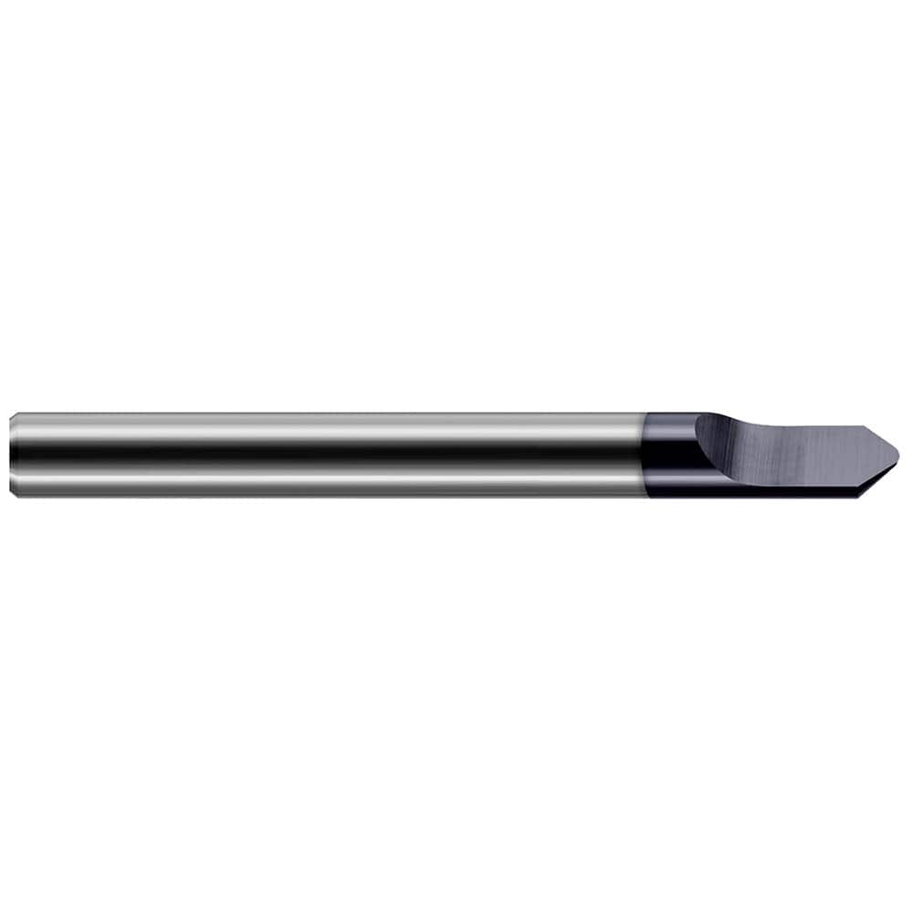 Harvey Tool - 60° 1/8" Diam 4" OAL Tip Radius Engraving Cutters - Exact Tooling