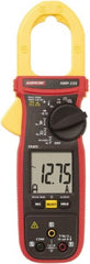 Amprobe - AMP-320, CAT III, Digital True RMS Clamp Meter with 1.378" Clamp On Jaws - 600 VAC/VDC, 600 AC/DC Amps, Measures Voltage, Capacitance, Current, microAmps, Resistance, Temperature - Exact Tooling