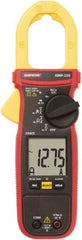 Amprobe - AMP-220, CAT III, Digital True RMS Clamp Meter with 1.378" Clamp On Jaws - 600 VAC/VDC, 600 AC/DC Amps, Measures Voltage, Capacitance, Current, microAmps, Resistance, Temperature - Exact Tooling
