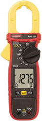 Amprobe - AMP-210, CAT III, Digital True RMS Clamp Meter with 1.1811" Clamp On Jaws - 600 VAC/VDC, 600 AC Amps, Measures Voltage, Capacitance, Current, microAmps, Resistance, Temperature - Exact Tooling