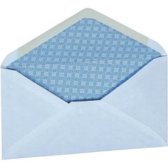 UNIVERSAL - 3-3/4" Long x 6.34" Wide Gummed Flap Security Envelope - White - Exact Tooling