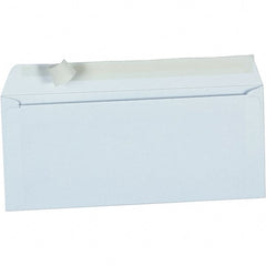 Universal One - 3-7/8" Long x 9.18" Wide Peel-Off Self-Seal Business Envelope - White - Exact Tooling