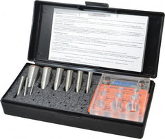 Precision Brand - 1/8 to 3/4 Inch Diameter Shim Punch and Die Set - 1/8, 3/16, 1/4, 5/16, 3/8, 7/16, 1/2, 5/8 and 3/4 Inch Diameter, 9 Piece - Exact Tooling