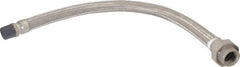 Made in USA - 30" OAL, 1" ID, 580 Max psi, Flexible Metal Hose Assembly - Exact Tooling