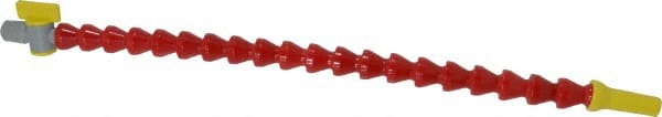 Value Collection - 3 Piece, 13" Hose Length, 1/4" ID, POM Coolant Hose Kit - 1/4 NPT, Round Nozzle, For Snap Flow Modular Hose Systems - Exact Tooling