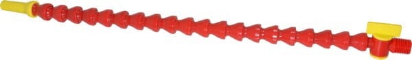 Value Collection - 3 Piece, 13" Hose Length, 1/4" ID, POM Coolant Hose Kit - 1/4 NPT, Round Nozzle, For Snap Flow Modular Hose Systems - Exact Tooling