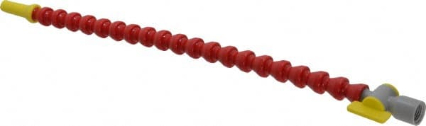 Value Collection - 3 Piece, 13" Hose Length, 1/4" ID, POM Coolant Hose Kit - 1/4 NPT, Round Nozzle, For Snap Flow Modular Hose Systems - Exact Tooling