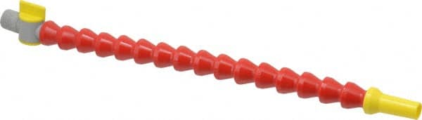 Value Collection - 3 Piece, 14" Hose Length, 3/8" ID, POM Coolant Hose Kit - 3/8 NPT, Round Nozzle, For Snap Flow Modular Hose Systems - Exact Tooling