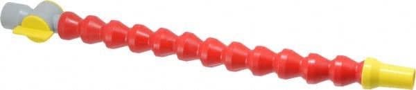 Value Collection - 3 Piece, 13" Hose Length, 1/2" ID, POM Coolant Hose Kit - 1/2 NPT, Round Nozzle, For Snap Flow Modular Hose Systems - Exact Tooling