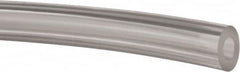 Made in USA - 1/4" ID x 1/2" OD, 1/8" Wall Thickness, Cut to Length (100' Standard Length) Polyurethane Tube - Clear, 71 Max psi - Exact Tooling