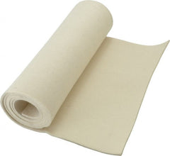 Made in USA - 1/8 Inch Thick x 60 Inch Wide x 12 Inch Long, Pressed Wool Felt Sheet - 2 Lbs/Square Yd., White, 500 psi - Exact Tooling