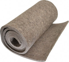 Made in USA - 3/8 Inch Thick x 60 Inch Wide x 12 Inch Long, Pressed Wool Felt Sheet - 6 Lbs/Square Yd., Gray, 400 psi - Exact Tooling