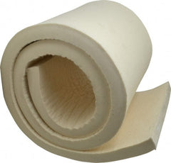 Made in USA - 3/4 Inch Thick x 66 Inch Wide x 12 Inch Long, Pressed Wool Felt Sheet - 9.2 Lbs/Square Yd., White, 400 psi - Exact Tooling
