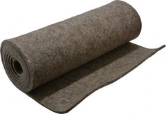 Made in USA - 3/16 Inch Thick x 72 Inch Wide x 12 Inch Long, Pressed Wool Felt Sheet - 2.3 Lbs/Square Yd., Gray, 250 psi - Exact Tooling