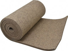Made in USA - 3/8 Inch Thick x 72 Inch Wide x 12 Inch Long, Pressed Wool Felt Sheet - 4.6 Lbs/Square Yd., Gray, 250 psi - Exact Tooling