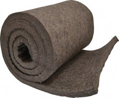 Made in USA - 3/4 Inch Thick x 72 Inch Wide x 12 Inch Long, Pressed Wool Felt Sheet - 6.4 Lbs/Square Yd., Gray, 75 psi - Exact Tooling