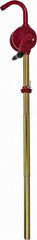 PRO-LUBE - Oil Lubrication 2.84 L/20 Turn Flow Cast Iron Rotary Hand Pump - Exact Tooling