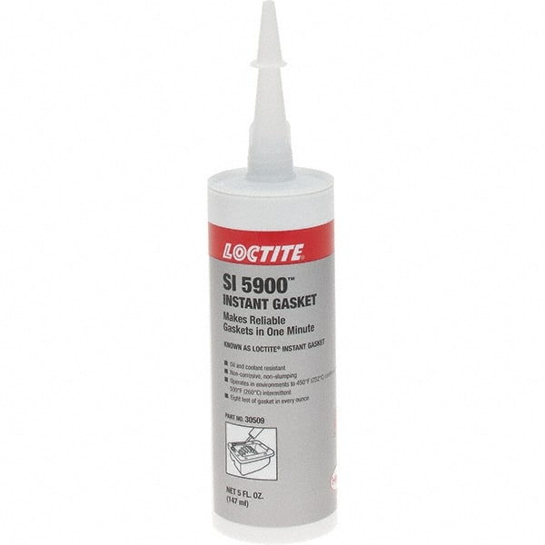 Loctite - 5 oz Cartridge Black RTV Silicone Gasket Sealant - Exact Tooling