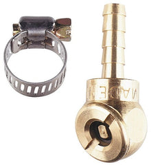 Coilhose Pneumatics - Air Hose Chuck & Worm Drive Clamp - 1/4" Thread - Exact Tooling