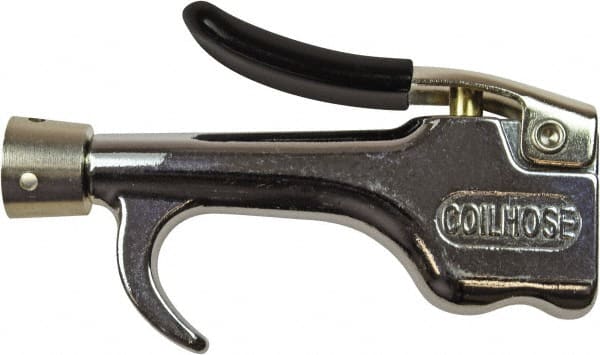 Coilhose Pneumatics - Safety Shield Thumb Lever Blow Gun - 1/4 NPT, Zinc - Exact Tooling
