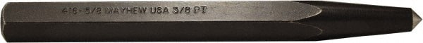 Mayhew - 3/8" Center Punch - 6-1/4" OAL, Alloy Steel - Exact Tooling