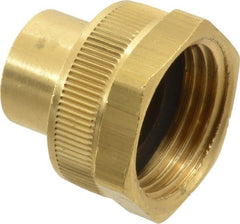 Dixon Valve & Coupling - 1/4 NPTF & 3/4 NH Garden Hose Fitting - Brass, Female Hose to Female Pipe Connector - Exact Tooling