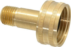 Cerro - 1/4 MPT & 3/4 FGHT Garden Hose Fitting - Brass, Female Hose to Male Pipe Swivel Connector - Exact Tooling