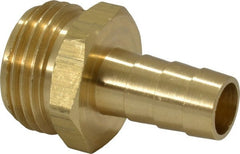 Dixon Valve & Coupling - 3/4 NH Garden Hose Fitting - Brass, Short Shank Male Connector - Exact Tooling