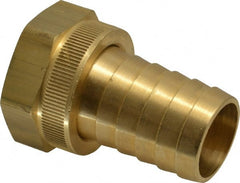 Dixon Valve & Coupling - 1 NH Garden Hose Fitting - Brass, Standard Shank Female Swivel Connector - Exact Tooling