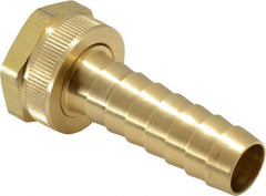 Dixon Valve & Coupling - 3/4 NH Garden Hose Fitting - Brass, Long Shank Female Swivel Connector - Exact Tooling
