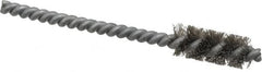 Schaefer Brush - 1/4 Inch Inside Diameter, 7/16 Inch Actual Brush Diameter, Carbon Steel, Power Fitting and Cleaning Brush - 3/16 Shank Diameter, 3-5/8 Inch Long, Twisted Wire Stem, 3/8 Inch Refrigeration Outside Diameter - Exact Tooling