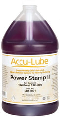 Accu-Lube - Accu-Lube Power Stamp II, 1 Gal Bottle Stamping Fluid - Water Soluble, For Machining - Exact Tooling