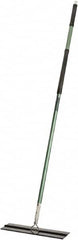 Ability One - 55" Long x 6" Wide Microfiber Dust Flat Mop - Hook & Loop, Green, Looped Head, Launderable - Exact Tooling