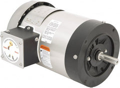 Leeson - 1 Max hp, 1,800 Max RPM, Premium Efficient Electric AC DC Motor - 230/460 V Input, Three Phase, 56C Frame, C-Face Mount, TEFC Enclosure - Exact Tooling