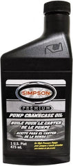 Simpson - Fixed Pressure Washer Pump Oil - 3-1/8" Long, Plastic, Female & Male - Exact Tooling