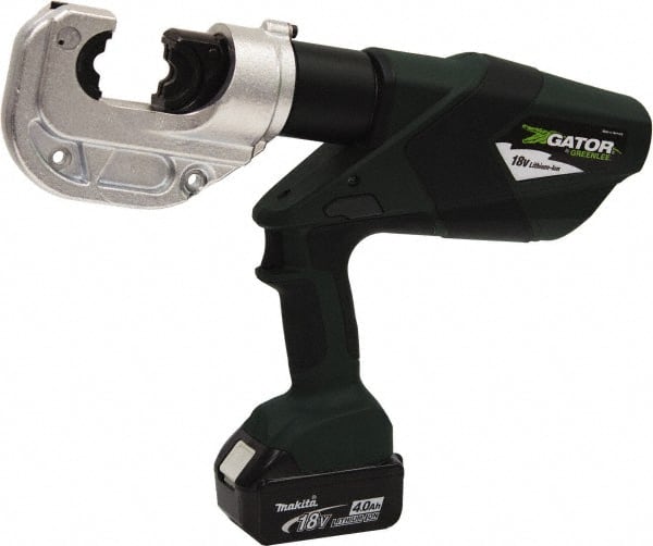 Greenlee - 12 Ton Electric Crimper - Includes Lithium-Ion Battery, Charger, Carrying Case - Exact Tooling