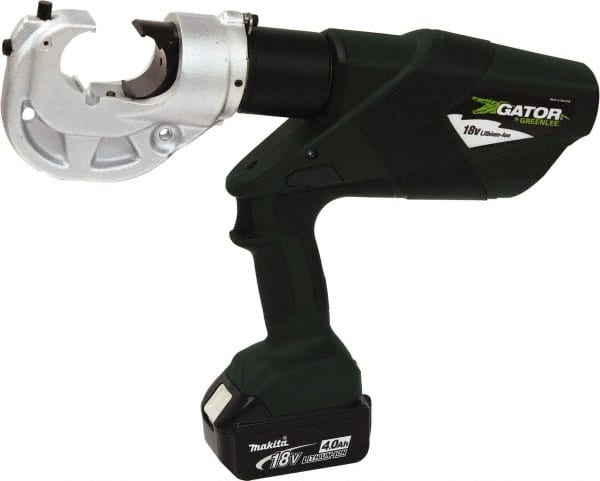 Greenlee - 12 Ton Electric Crimper - Includes Lithium-Ion Battery, Charger, Carrying Case - Exact Tooling