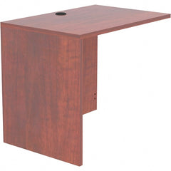 ALERA - Woodgrain Laminate Return/Bridge Shell Desk - 35" Wide x 23-5/8" Deep x 29-5/8" High, Medium Cherry - Exact Tooling