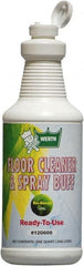 Werth Sanitary Supply - 1 Qt Plastic Bottle Floor Cleaner/Spray Buff - Use on All Types of Flooring - Exact Tooling