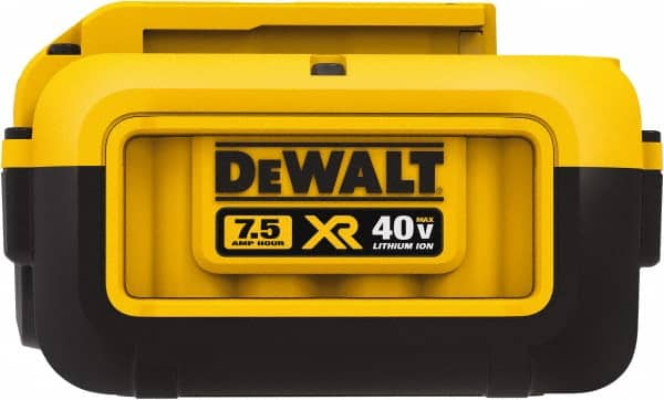 DeWALT - 40 Volt Lithium-Ion Power Tool Battery - 7.5 Ahr Capacity, 170 min Charge Time, Series 40V Max - Exact Tooling