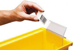 Aigner Index - 3" Long x 1" Wide, Clip-On Back, Label Holder - Exact Tooling