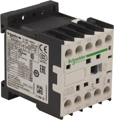 Schneider Electric - 4 Pole, 24 Coil VDC, 16 Amp at 690 VAC and 20 Amp at 440 VAC, Nonreversible IEC Contactor - BS 5424, CSA, IEC 60947, NF C 63-110, RoHS Compliant, UL Listed, VDE 0660 - Exact Tooling