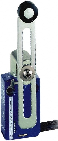 Telemecanique Sensors - SP, NC/NO, 240 VAC, 4 Pin M12 Male Terminal, Roller Lever Actuator, General Purpose Limit Switch - IP66, IP67, IP68 IPR Rating - Exact Tooling