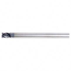 3/4x3/4x1x7 4FL Square Carbide End Mill-Round Shank-TiAlN - Exact Tooling