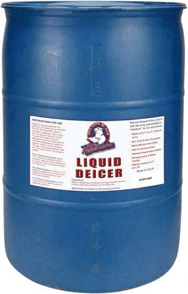 Bare Ground Solutions - 30 Gal Drum Sodium Chloride, Magnesium Chloride, Corn Derived Inhibitor Liquid - Effective to -20°F - Exact Tooling