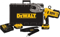 DeWALT - 6 Ton Electric Crimper - Includes DCE350, (2) DCB204, DCE115, Shoulder Strap, Kit Box - Exact Tooling